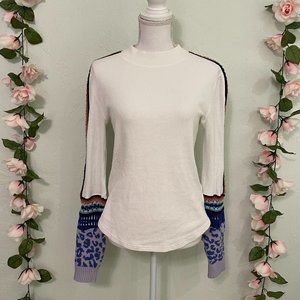 Crochet Sleeve Free People Thermal Long Sleeve Top